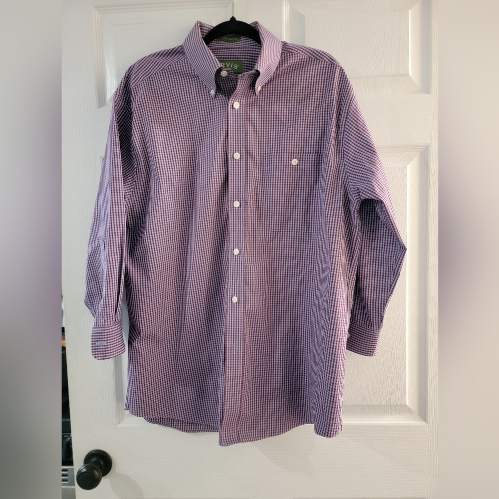 Levi's Purple Checkered Men's Shirt
